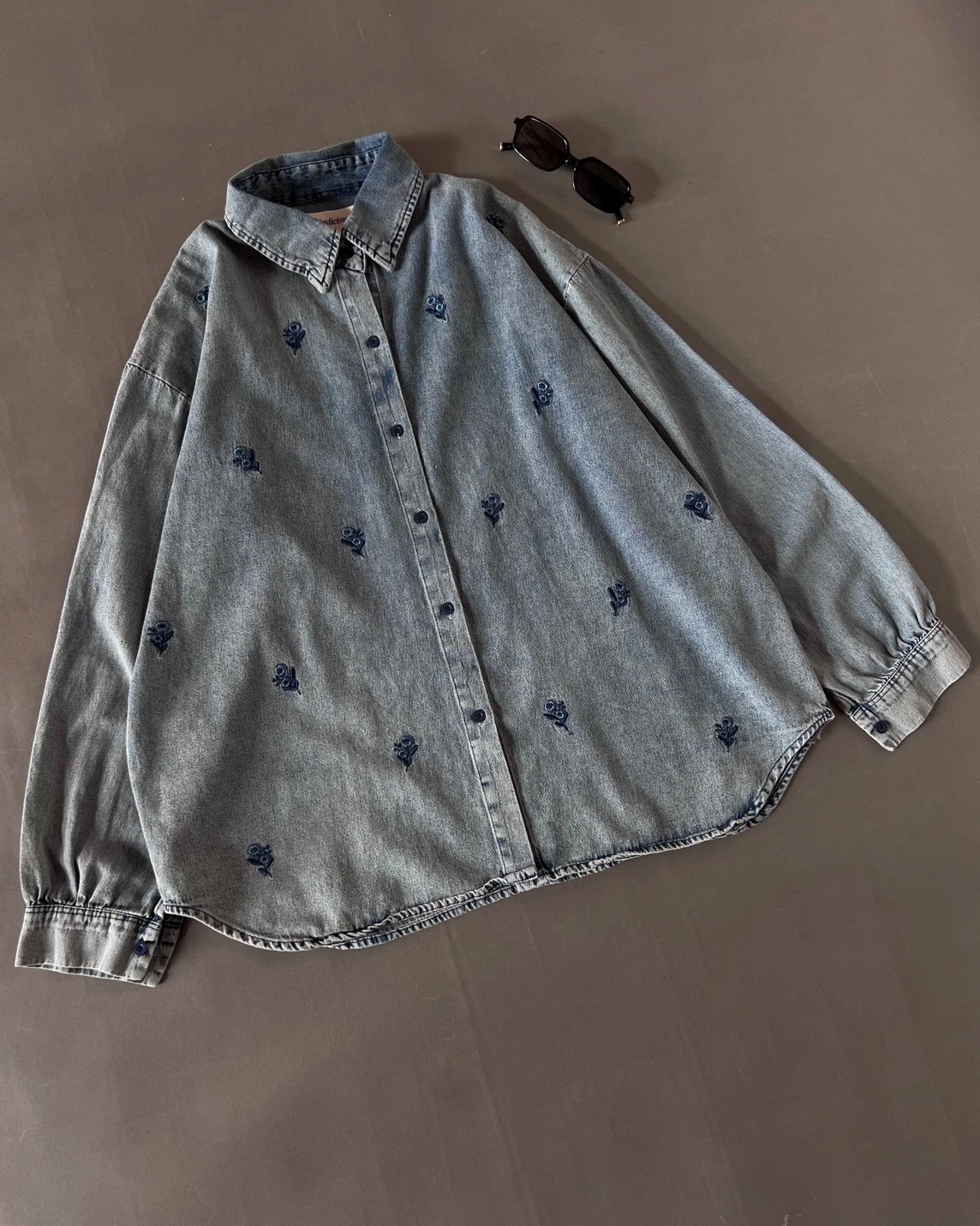 Faumy Denim Shirt Kode 14244 Acid