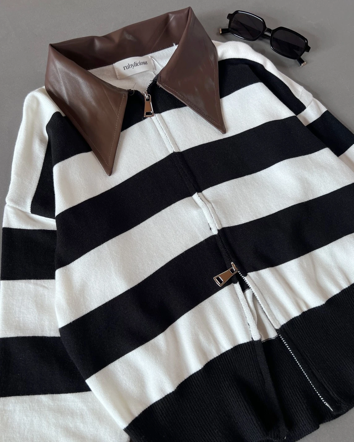 Alternative view of Fonzie Knit Jacket Kode 26O Black