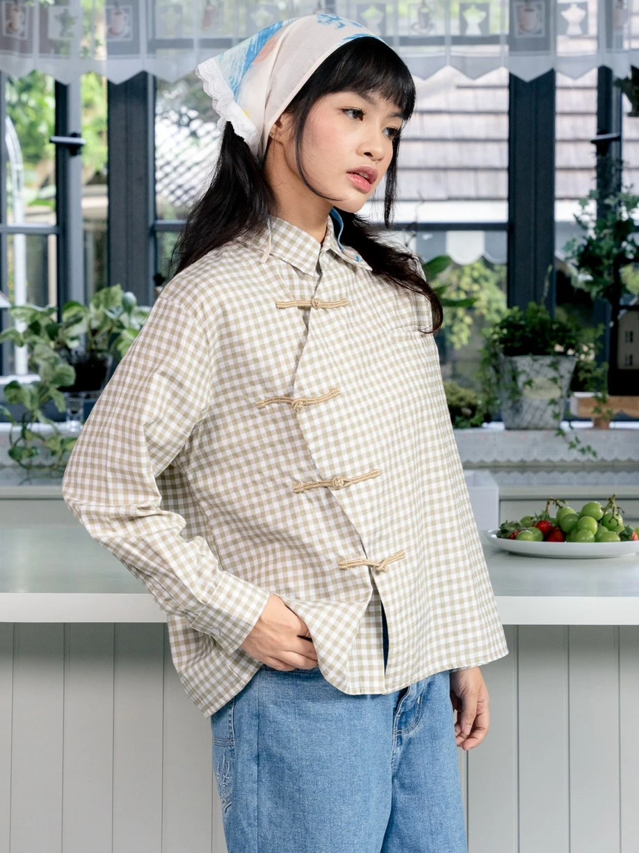 Alternative view of Frezka Shirt Kode 26175 Sage