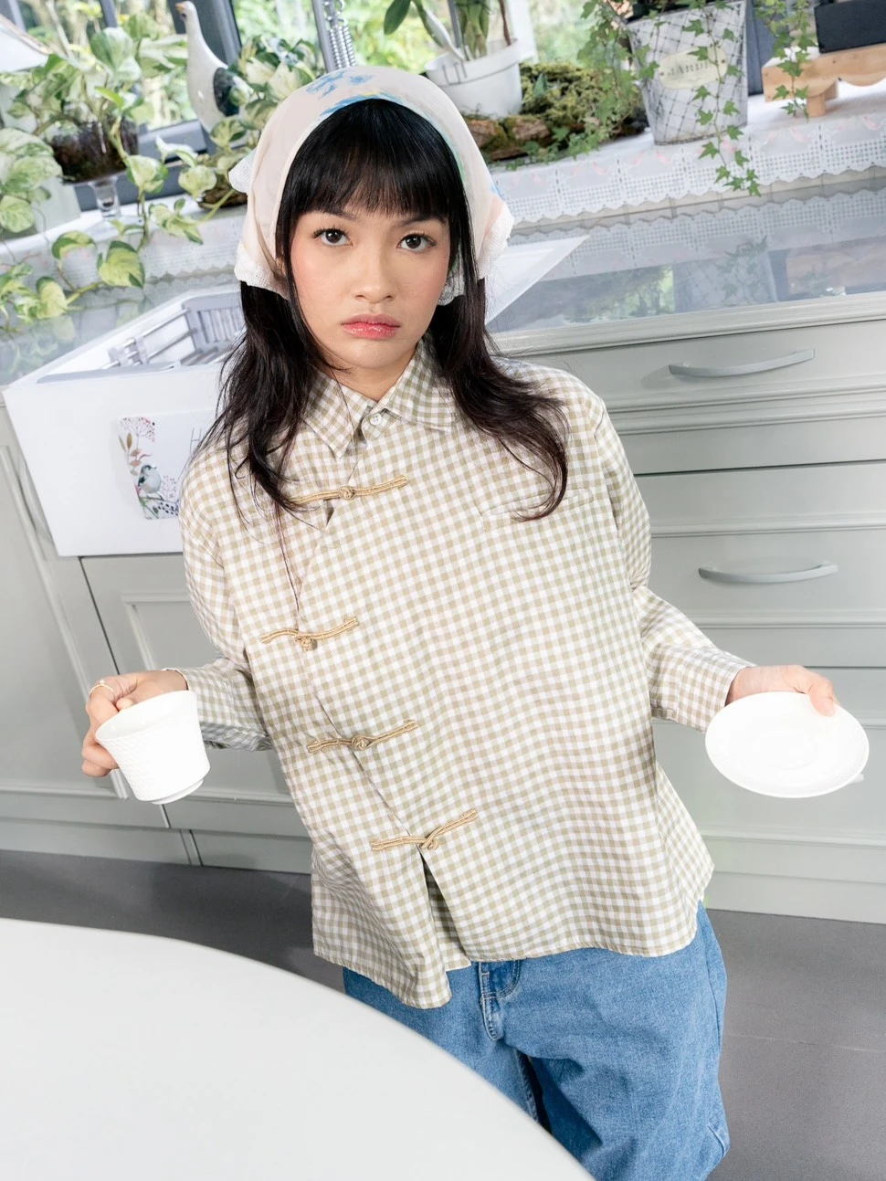 Frezka Shirt Kode 26175 Sage - Image 3