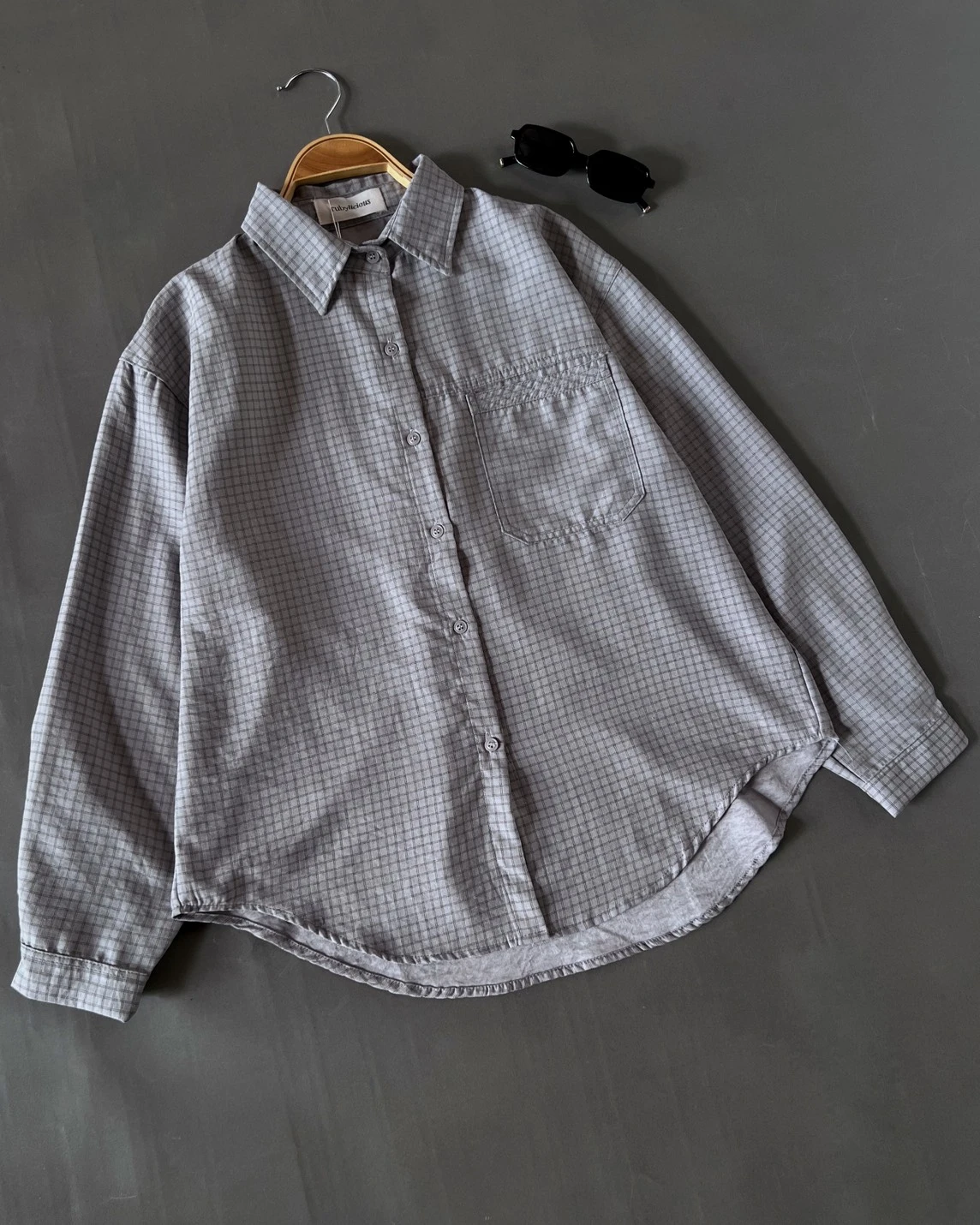 Hafsa Shirt Kode L151-1 Grey