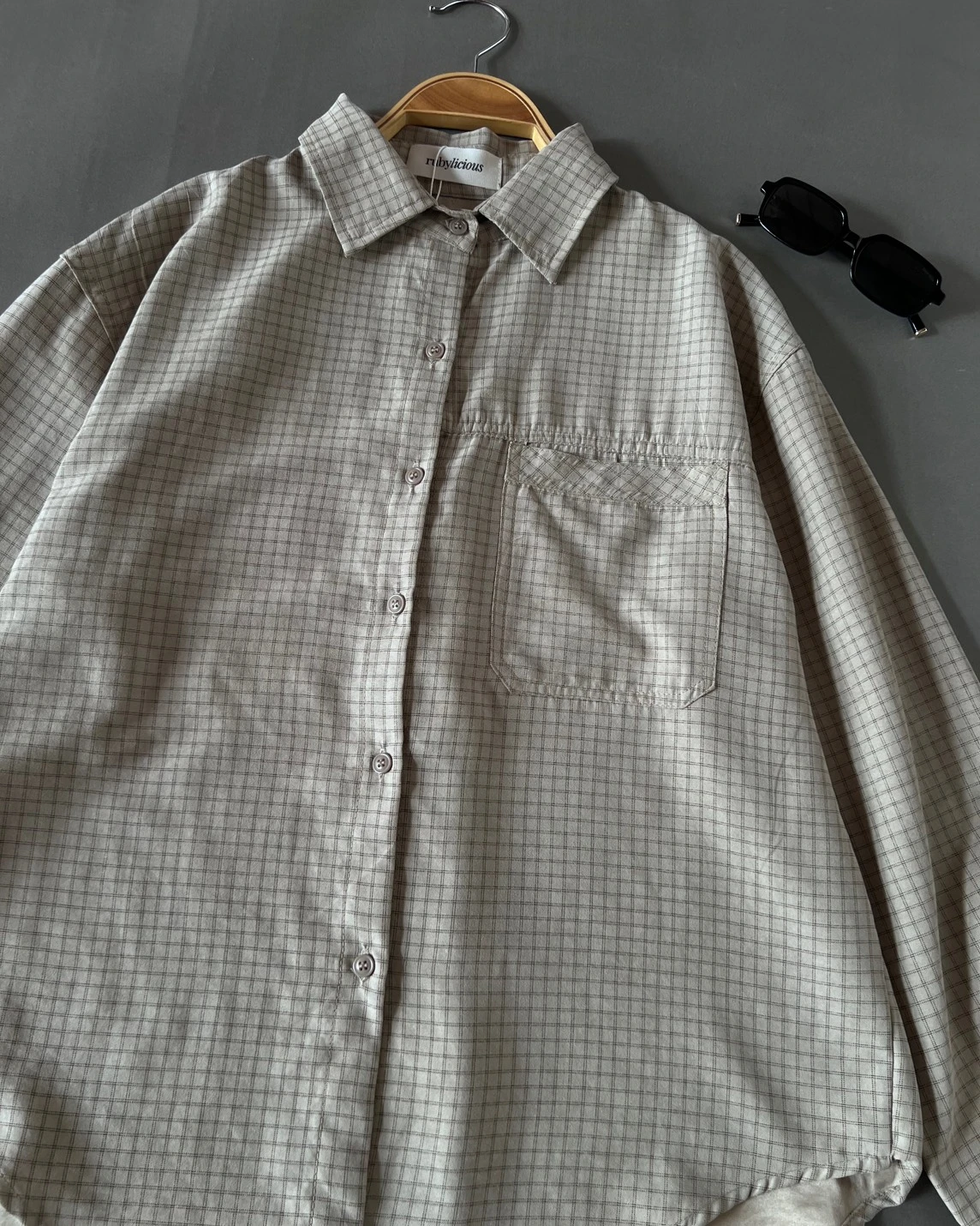 Alternative view of Hafsa Shirt Kode L151-1 Khaki