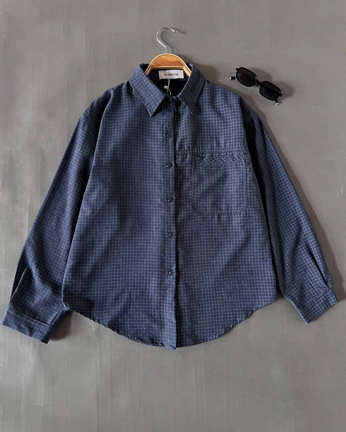 Alternative view of Hafsa Shirt Kode L151-1 Dark Grey