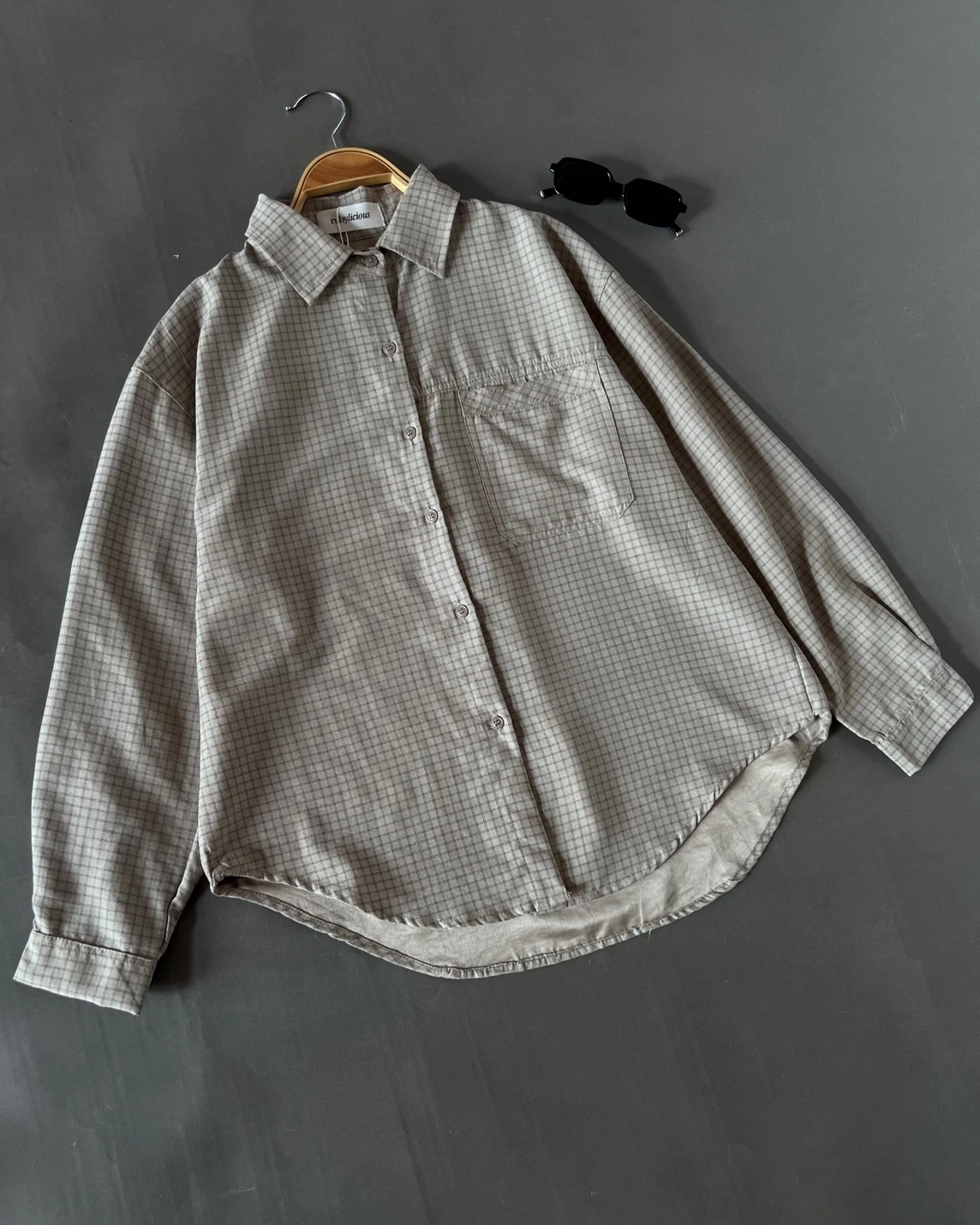 Hafsa Shirt Kode L151-1 Khaki