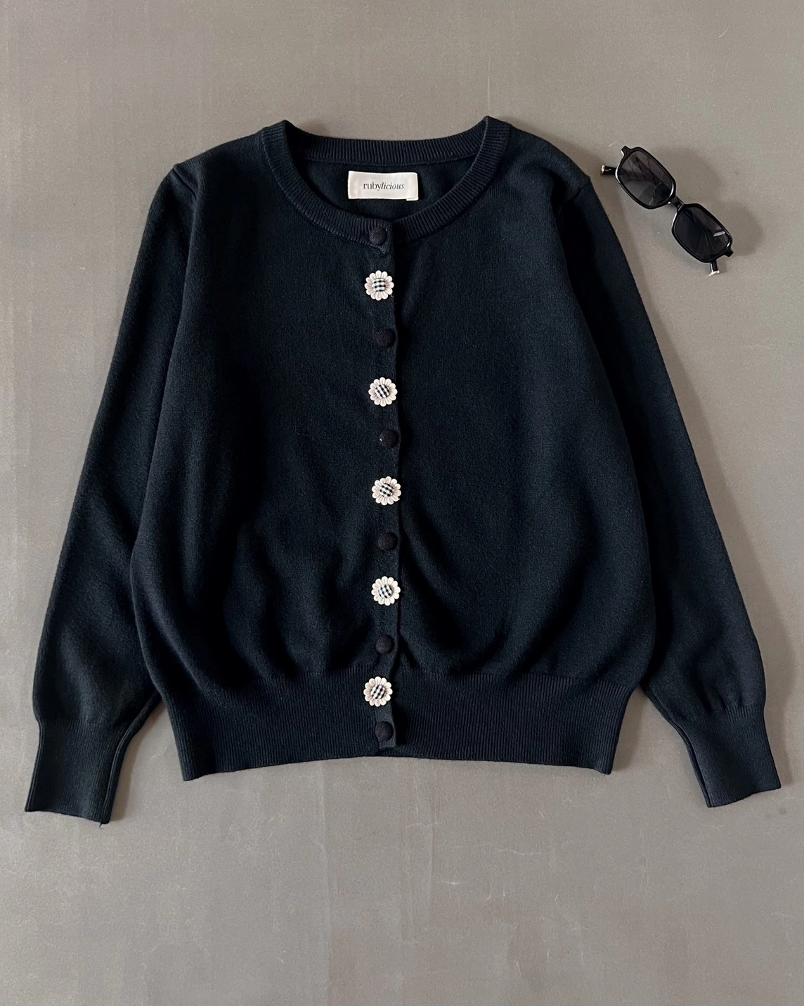Alternative view of Heidy Cardi Kode 375O Black