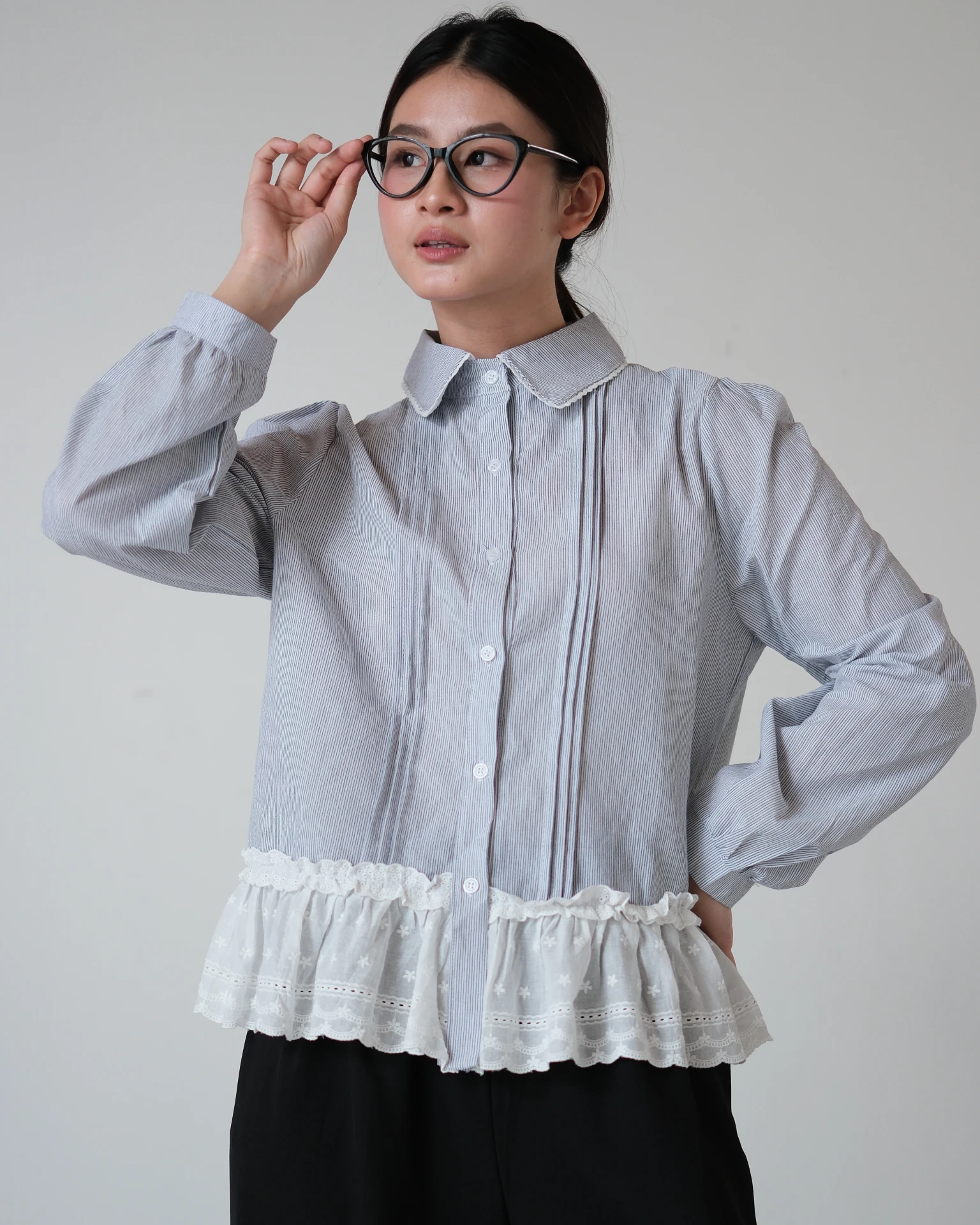 Alternative view of Isleva Shirt Kode 151M Grey