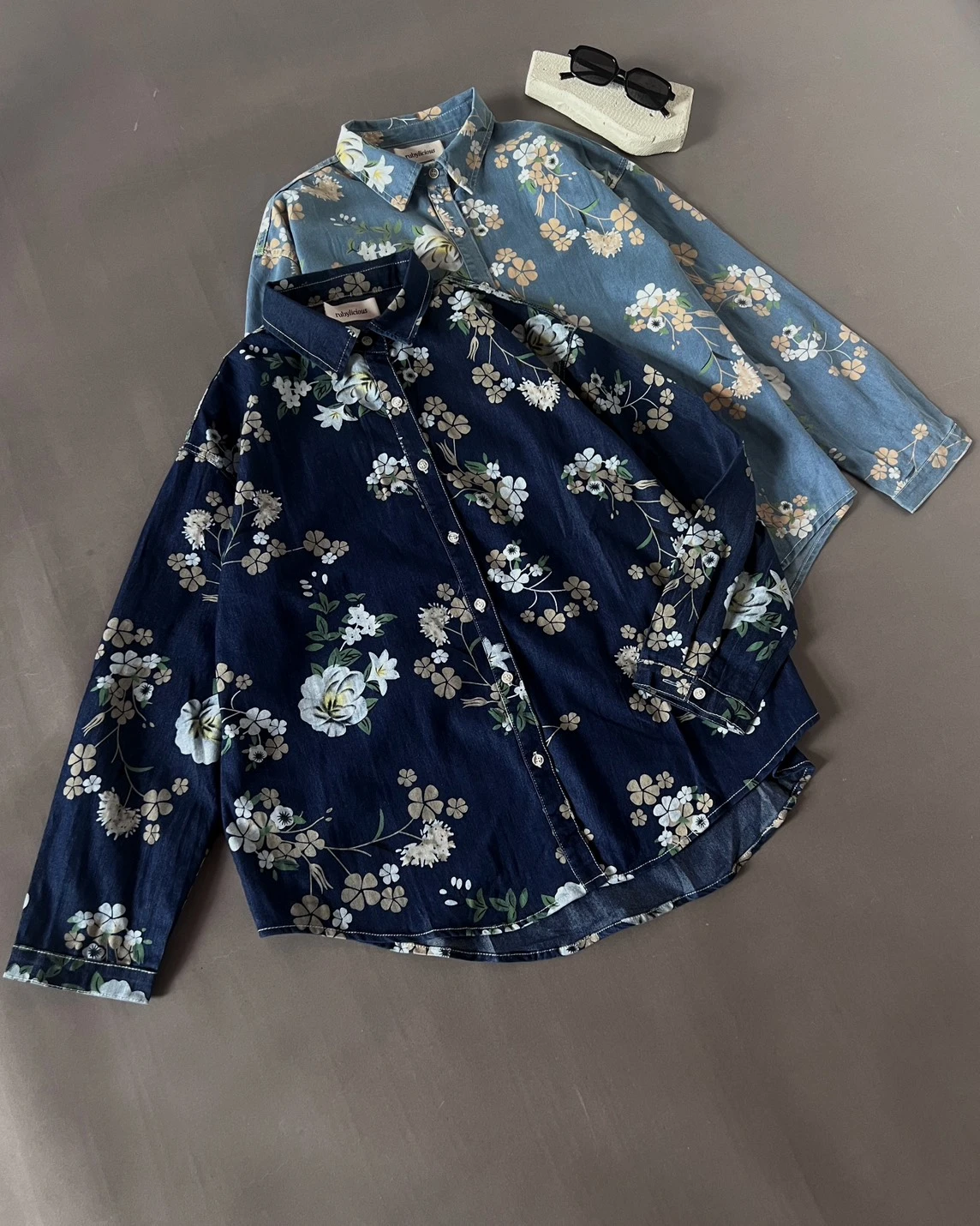 Ismy Denim Shirt Kode 51N Medium Blue - Image 3
