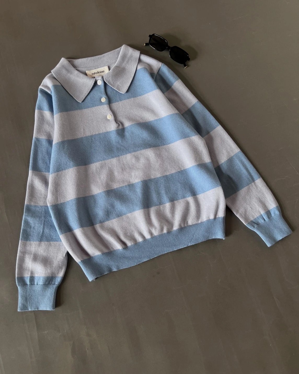 Karime Stripe Longsleeve Kode 28J Blue