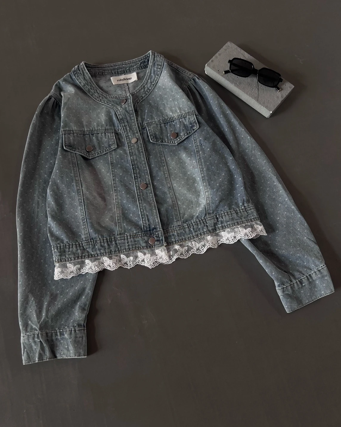 Qalzia Denim Jacket Kode 24-P Medium Blue