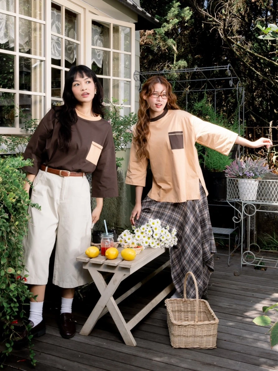 Renoa Boxy T-Shirt Boxy Coffee - Image 3