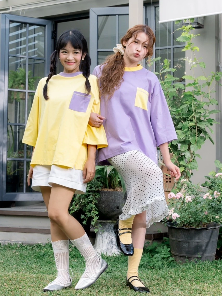Alternative view of Renoa Boxy T-Shirt Boxy Purple