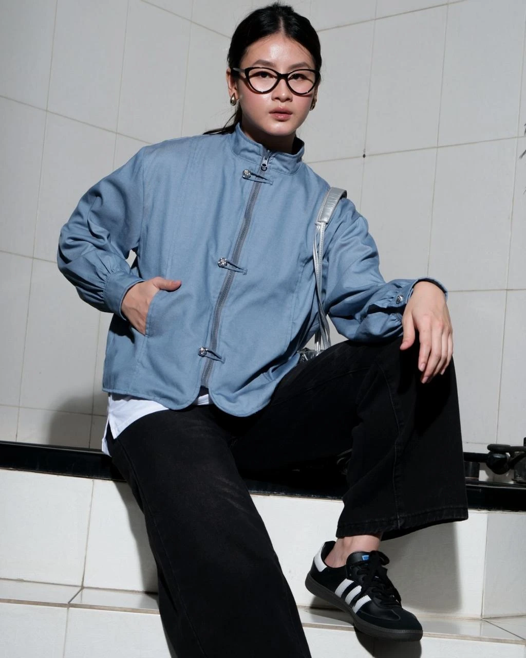 Alternative view of Roman Jacket Light Blue