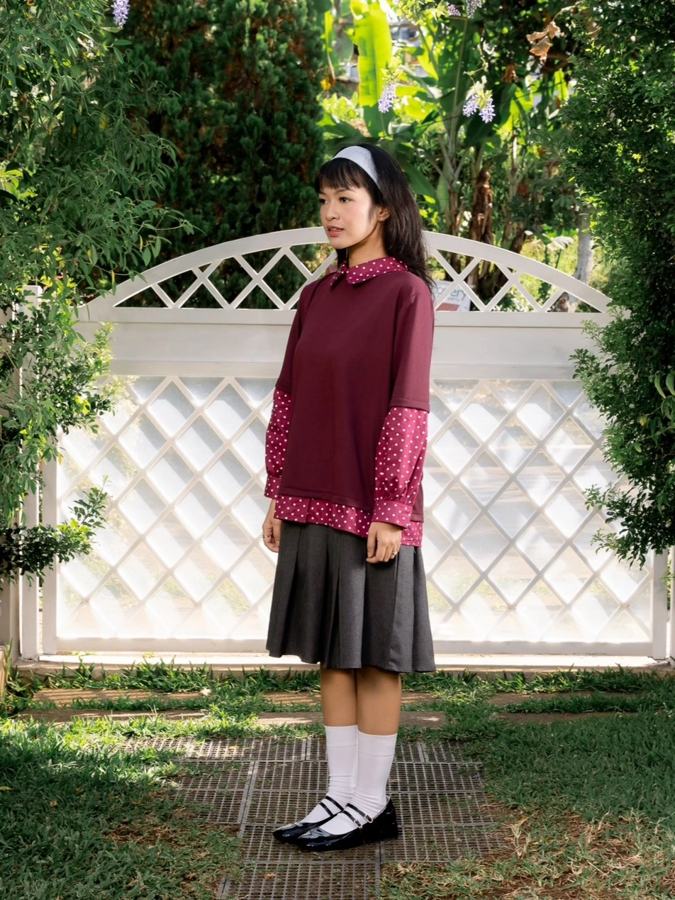 Alternative view of Shoera Blouse Kode 26464 Maroon