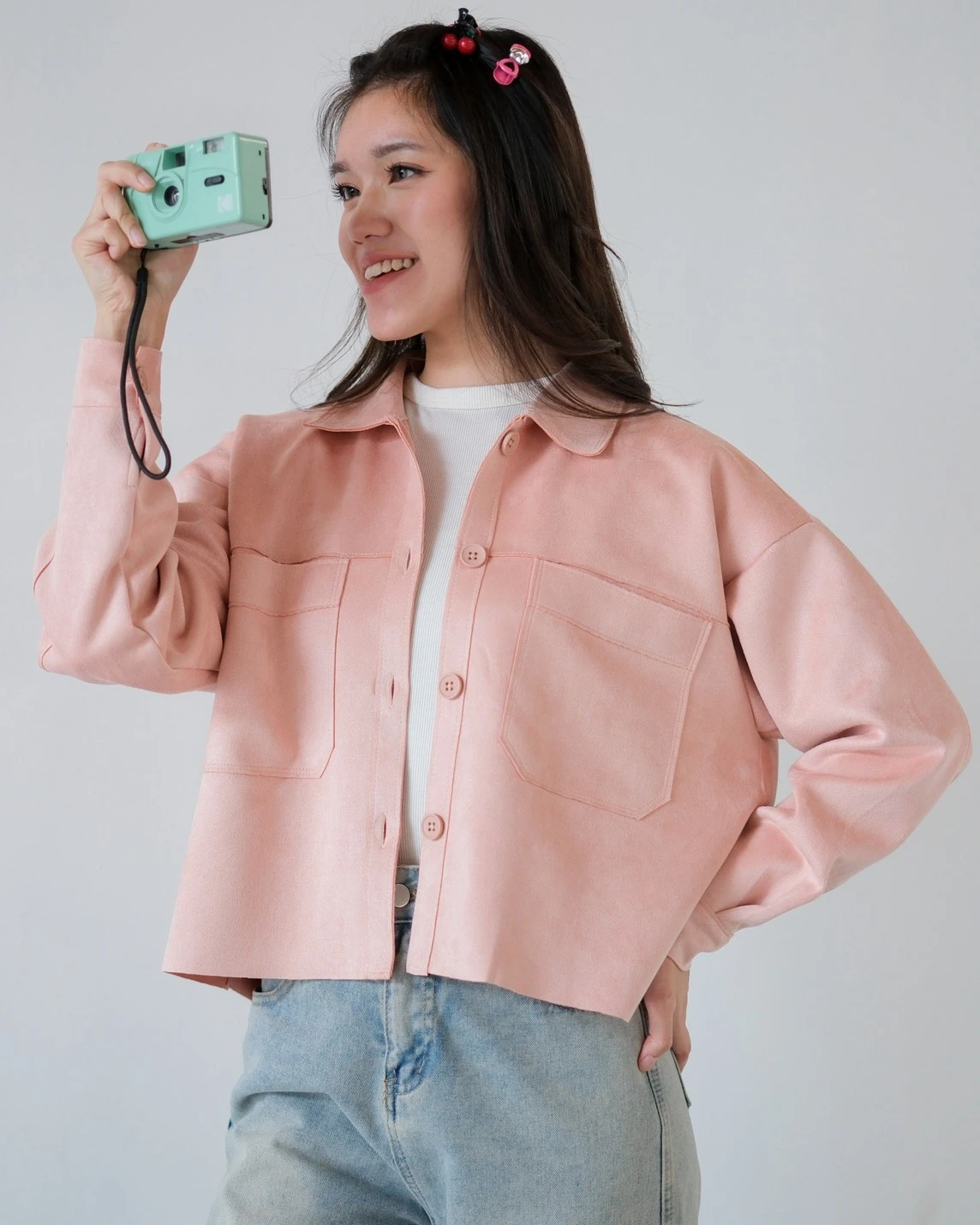 Hexsa Jacket Kode 3325 Pink