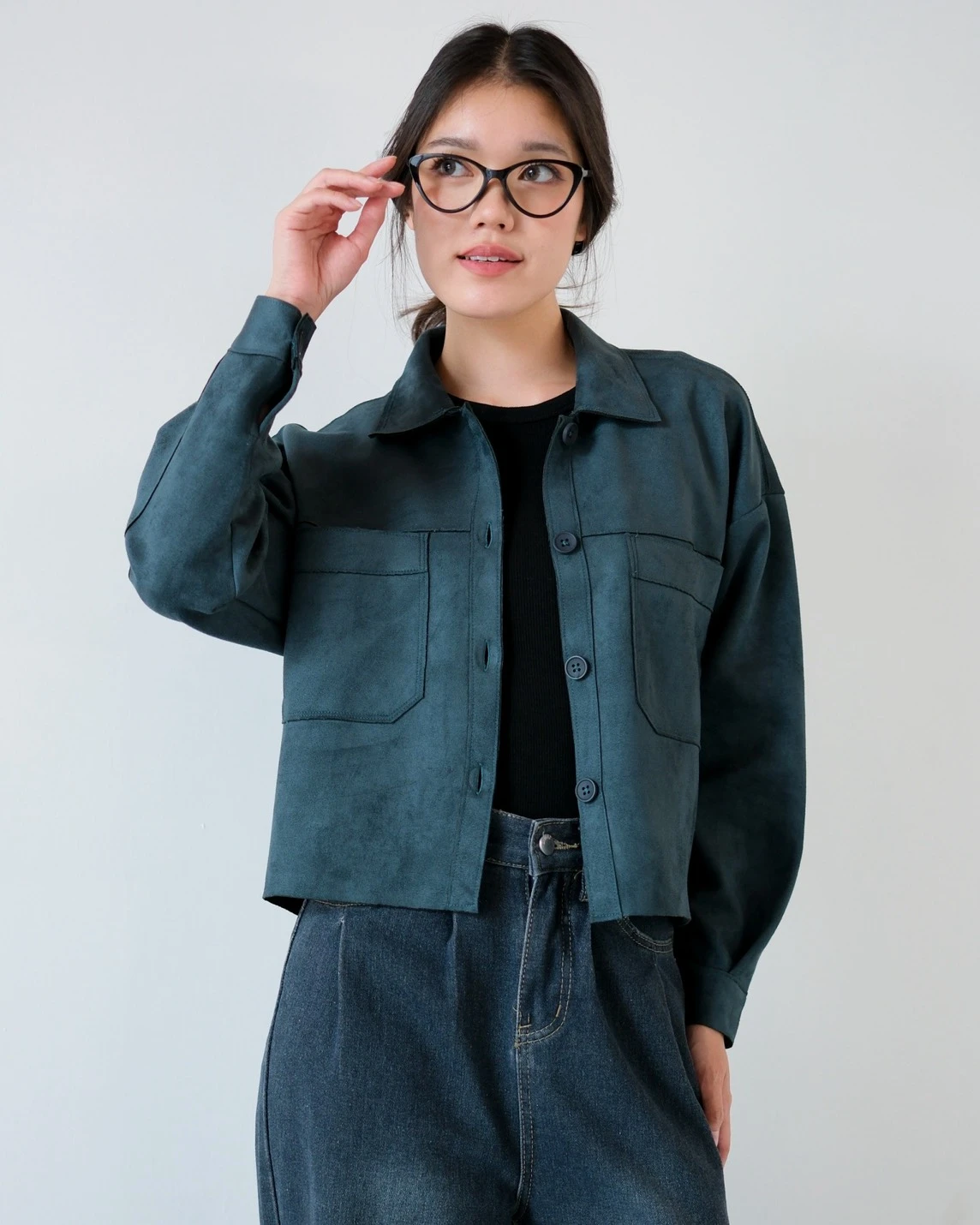 Alternative view of Hexsa Jacket Kode 3325 Glass Green