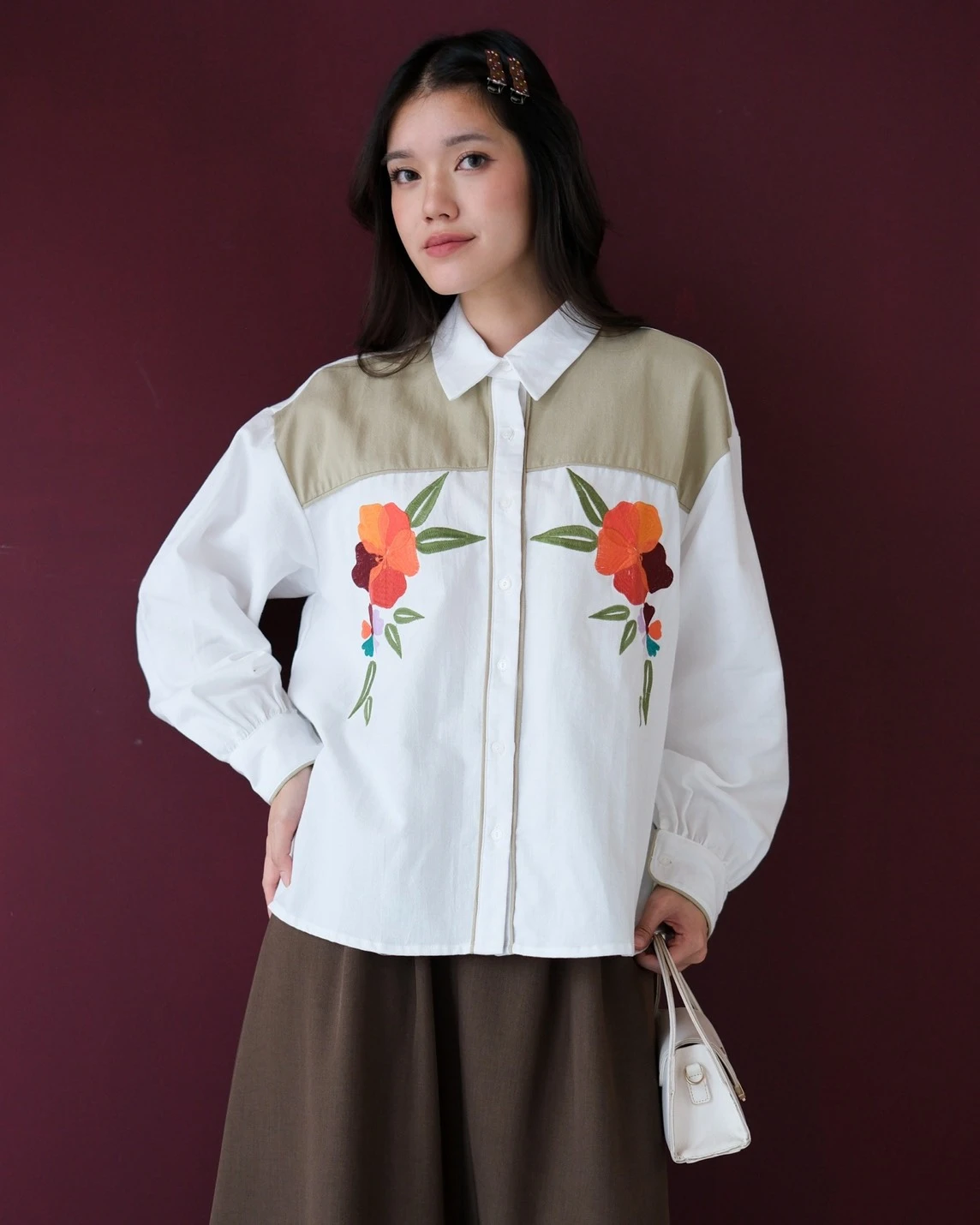 Alternative view of Pricia Shirt Kode 80145 Sage