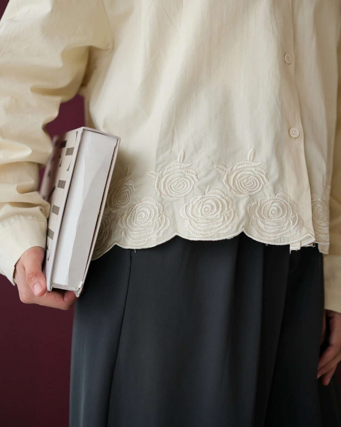 Alternative view of Chitsa Shirt Kode 689N Cream