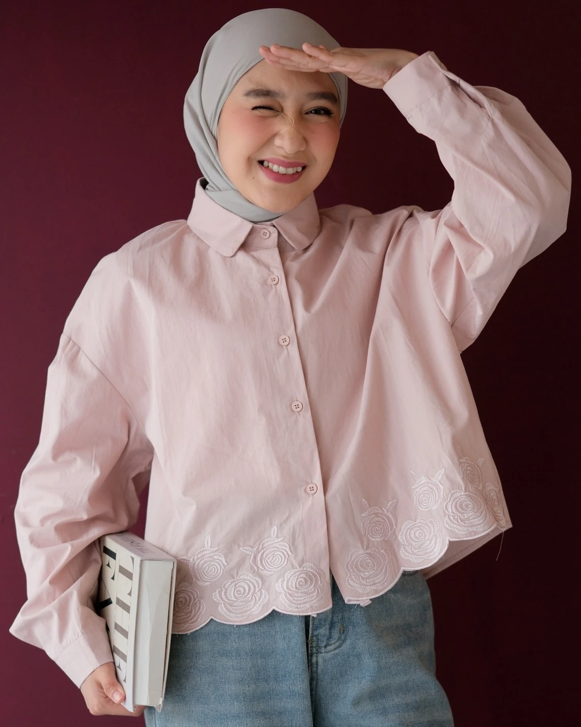 Alternative view of Chitsa Shirt Kode 689N Pink