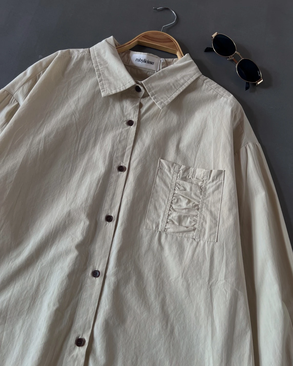 Odiva Shirt Kode 688N Cream