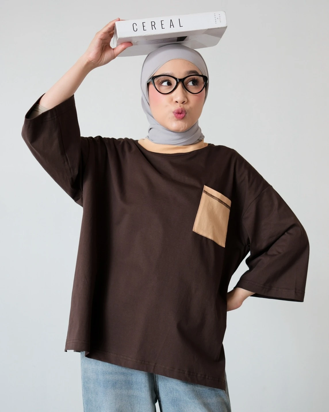 Renoa Boxy T-Shirt Boxy Coffee