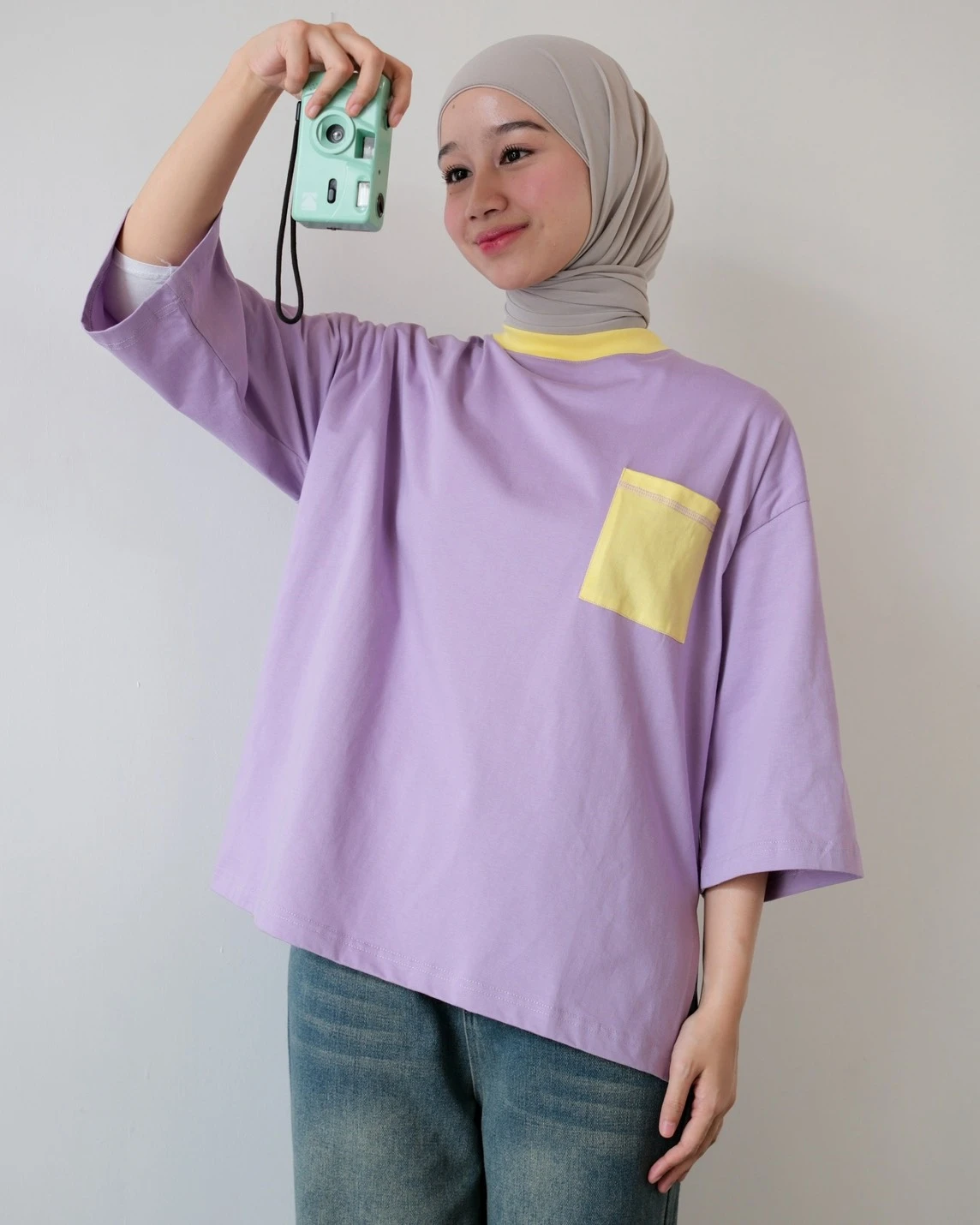 Alternative view of Renoa Boxy T-Shirt Boxy Purple