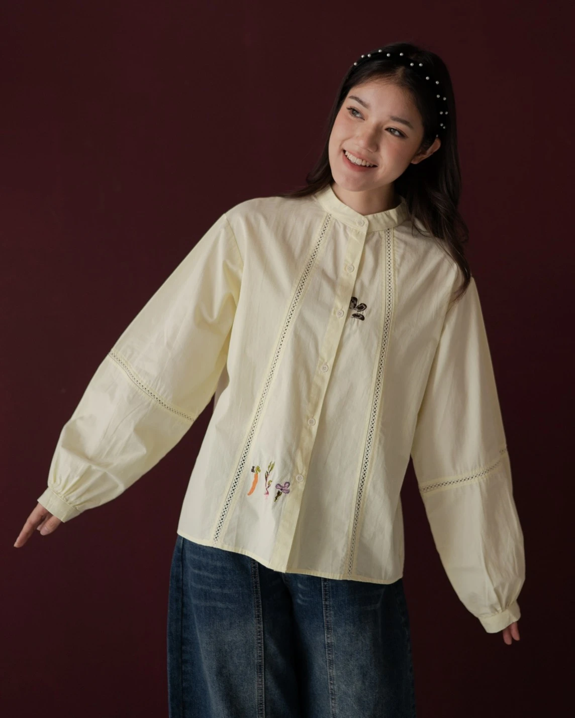 Ulfiza Shirt Kode 536N Yellow