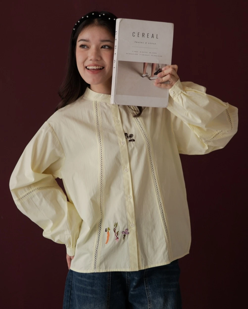 Ulfiza Shirt Kode 536N Yellow - Image 3