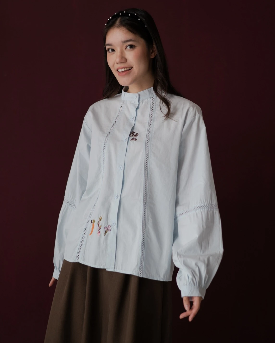 Ulfiza Shirt Kode 536N Blue