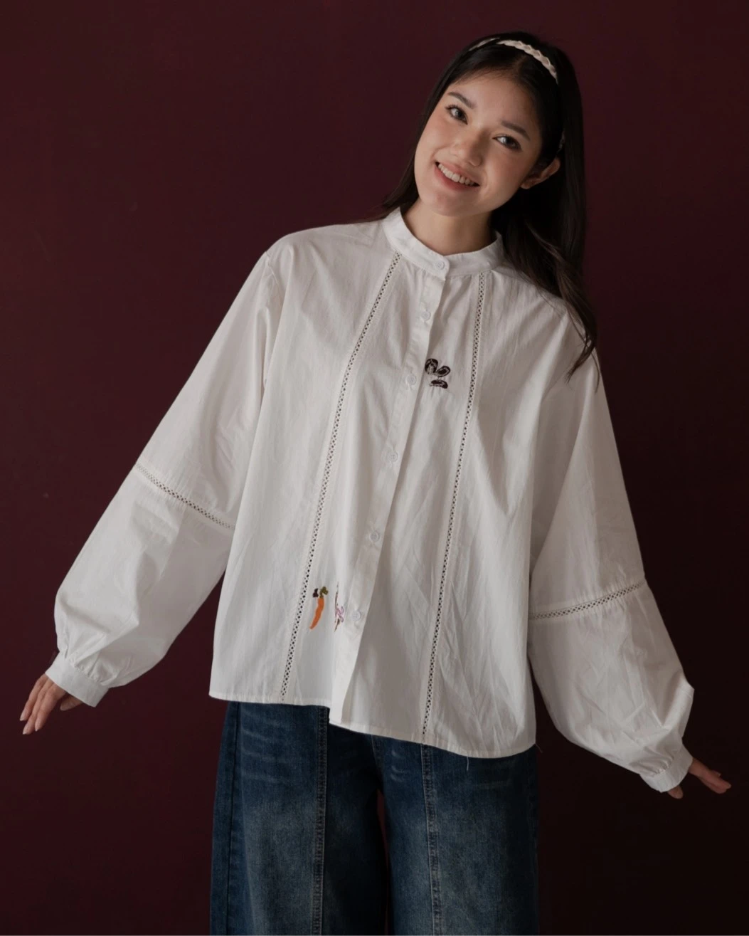 Ulfiza Shirt Kode 536N Broken White