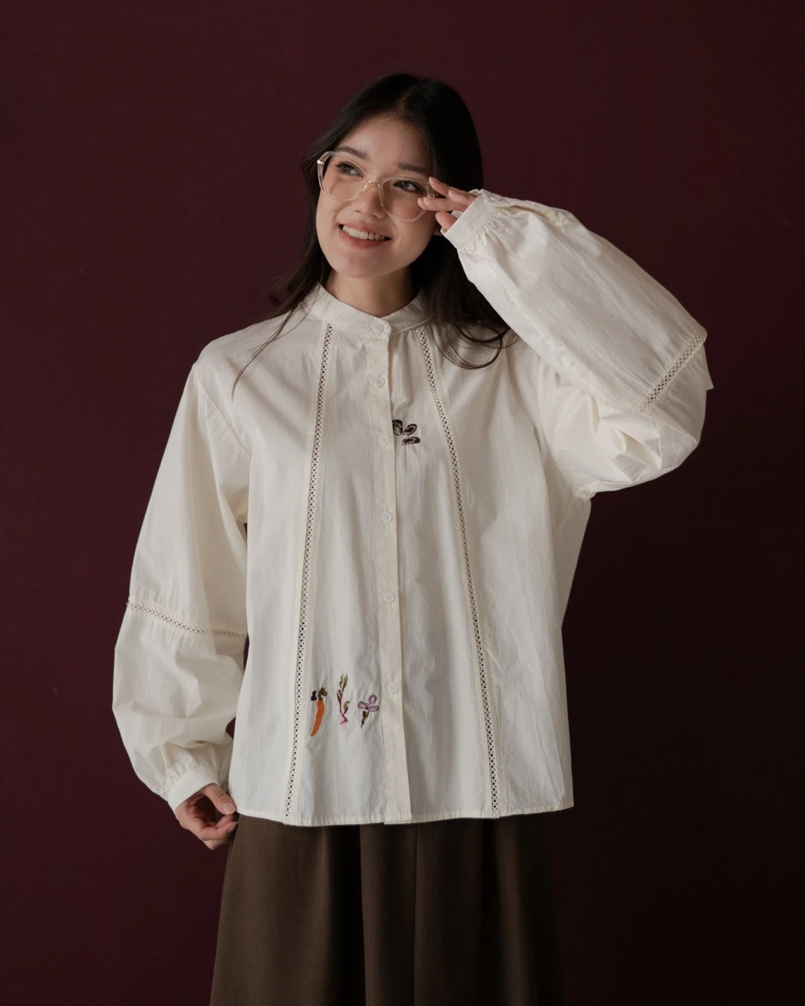 Ulfiza Shirt Kode 536N Ivory