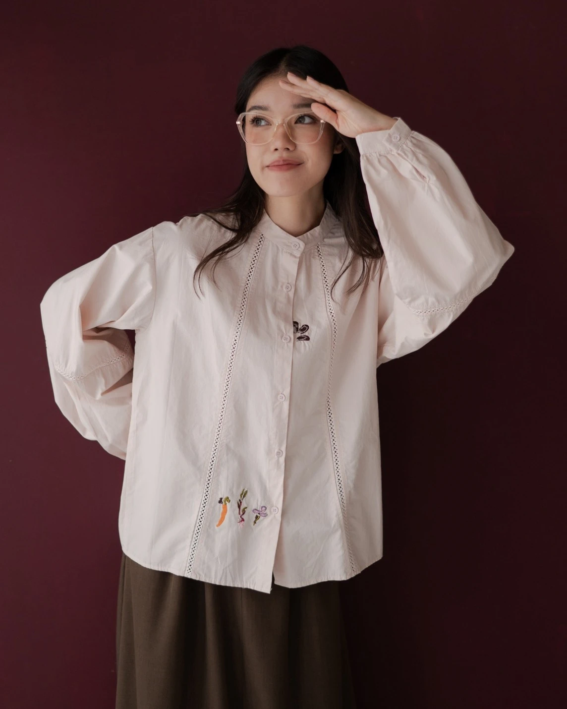 Alternative view of Ulfiza Shirt Kode 536N Pink