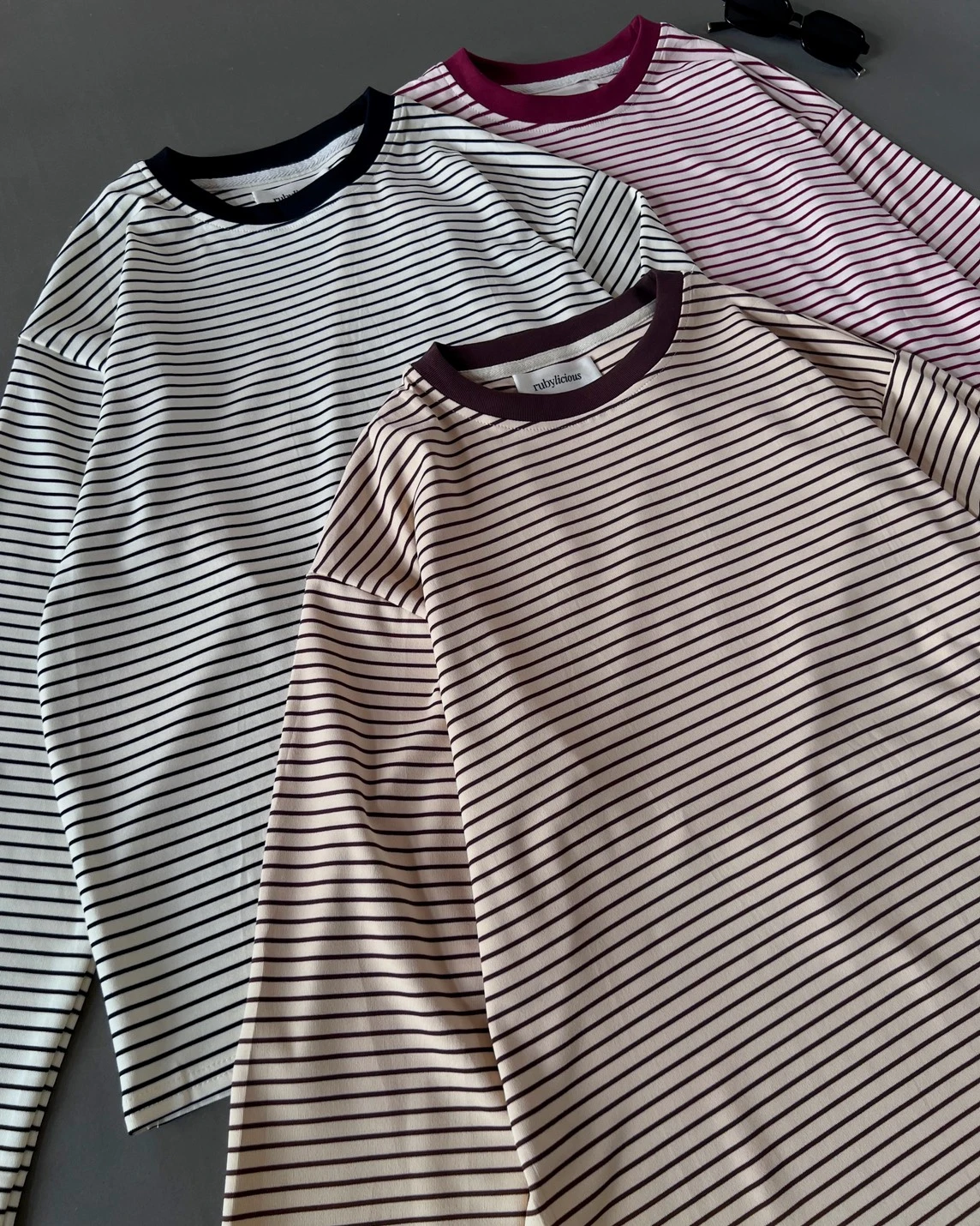 Ensley Stripe Longsleeve Kode 210P Coffee - Image 3