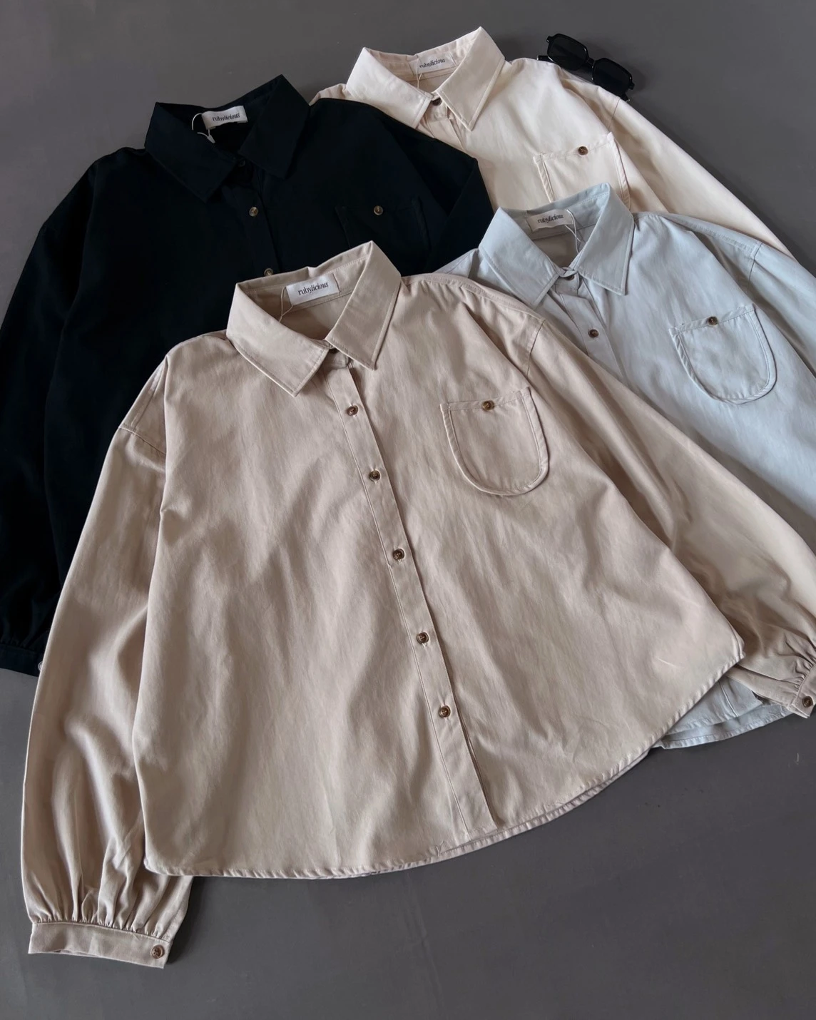Tesya Shirt Kode 2448 Beige - Image 4