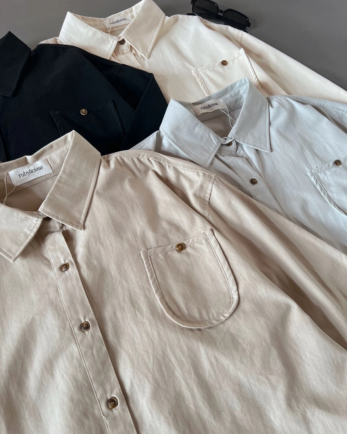 Tesya Shirt Kode 2448 Beige - Image 3