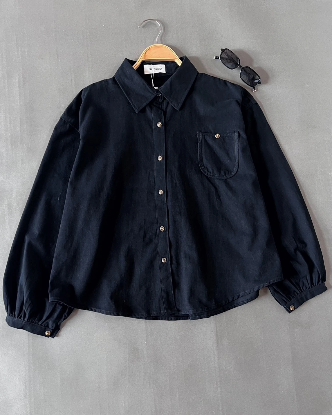 Tesya Shirt Kode 2448 Black