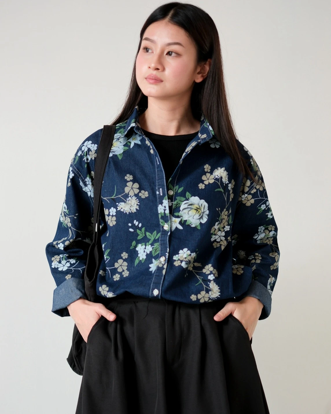 Isota Denim Shirt Kode 51N Dark Blue