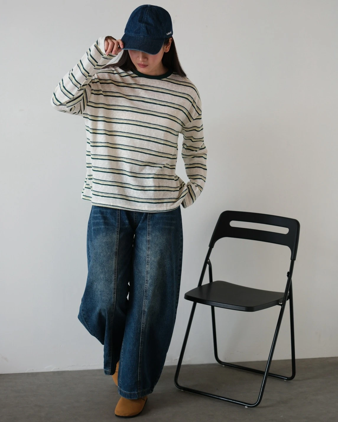 Alternative view of Endira Stripe Longsleeve Kode 17-P Glass Green