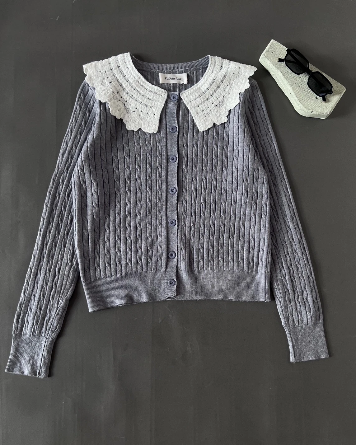 Yazra Longsleeve Kode 657N Grey - Image 4