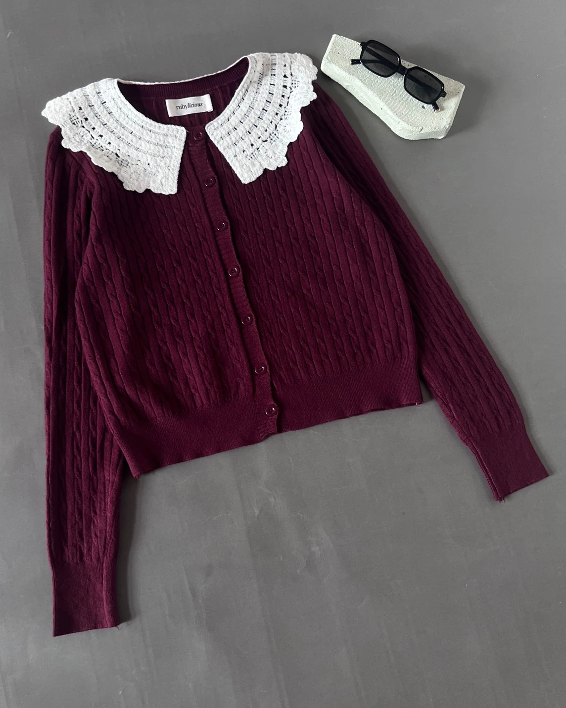 Alternative view of Yazra Longsleeve Kode 657N Maroon