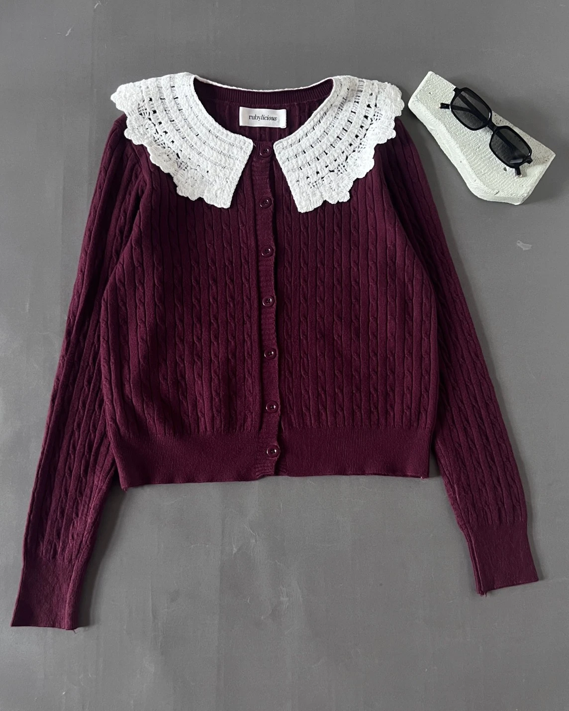 Yazra Longsleeve Kode 657N Maroon - Image 3