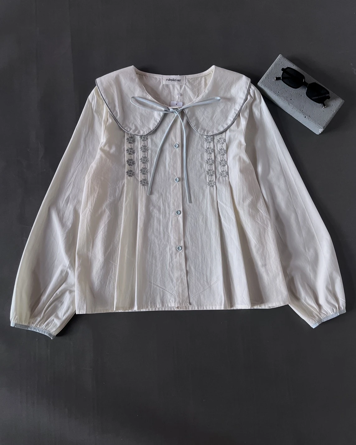 Yumna Shirt Kode 80133 Ivory - Image 2
