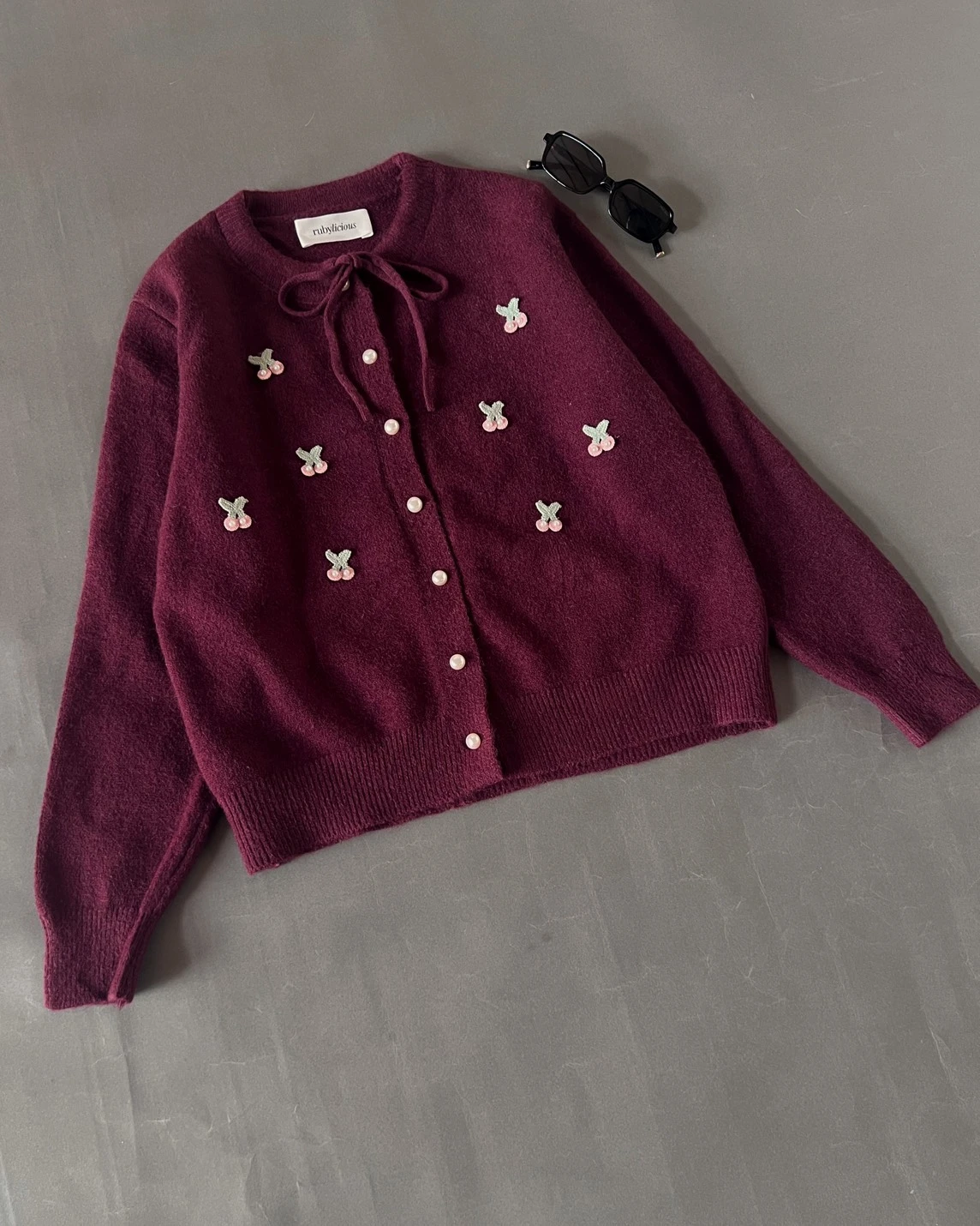 Caska Cardi Kode 352N Maroon - Image 3