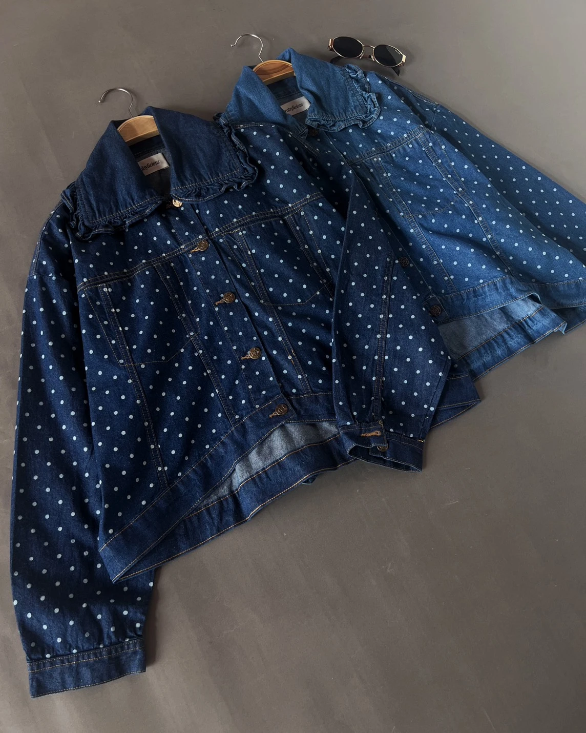 Velika Polka Denim Jacket Kode Ps1038 Dark Blue - Image 3