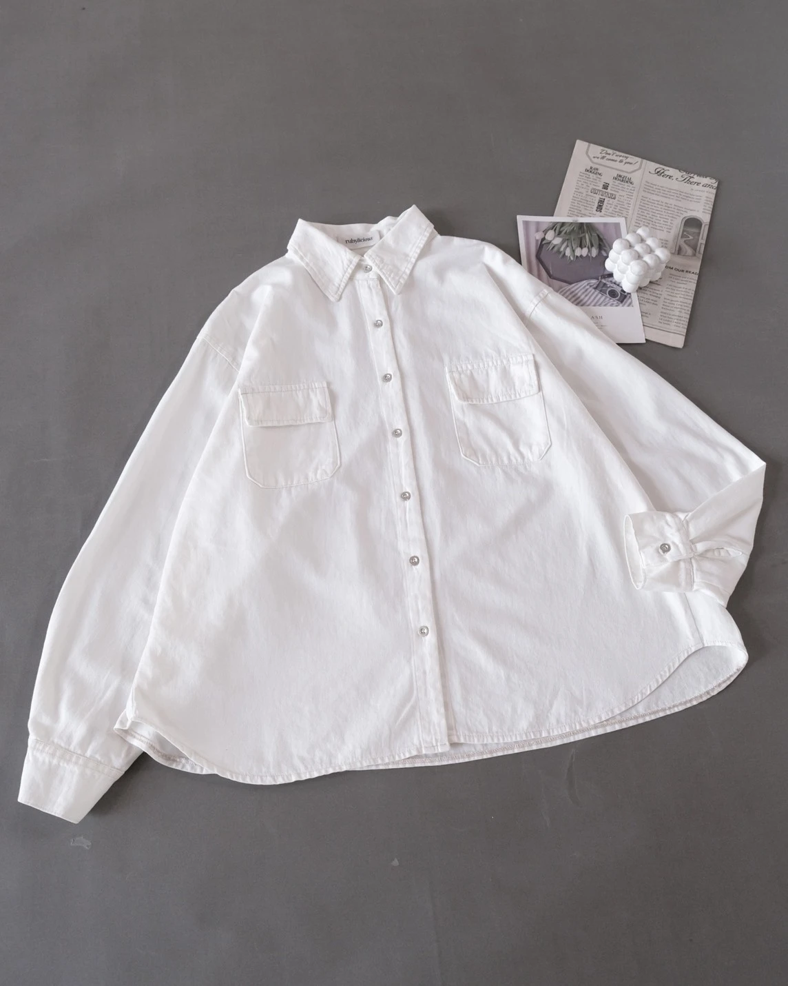 Ansya Shirt Kode 2125 Broken White