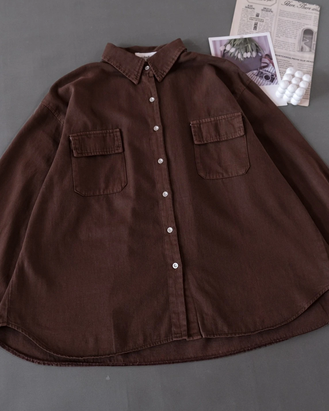Alternative view of Ansya Shirt Kode 2125 Coffee