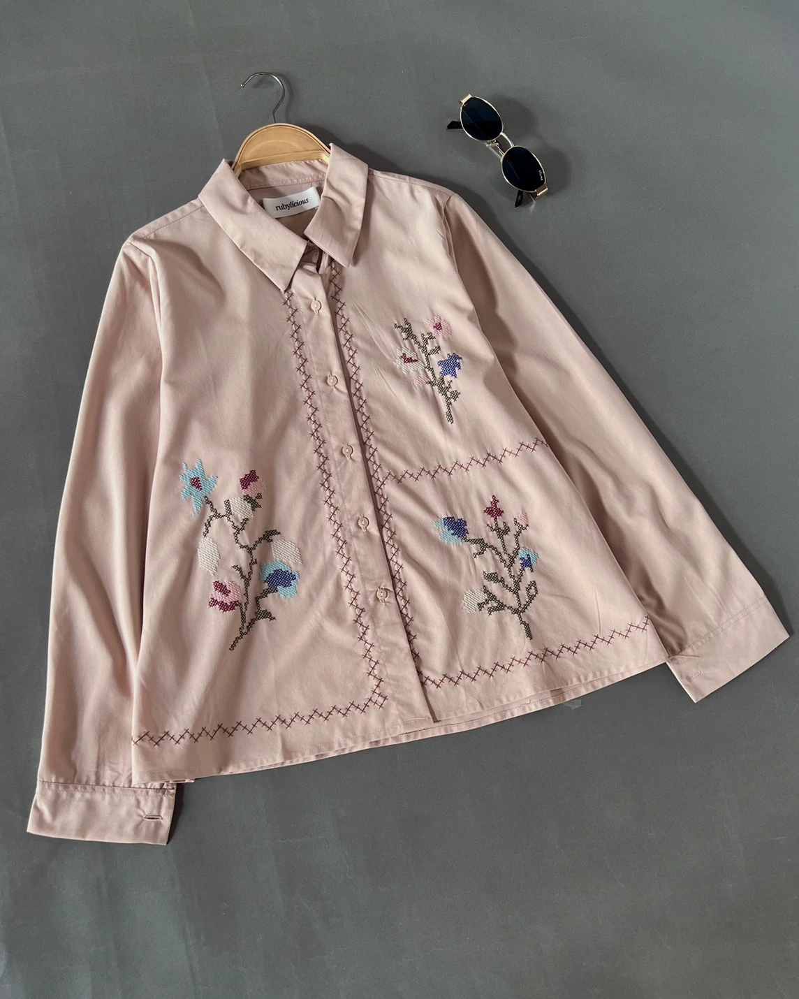Clyda Shirt Kode 20448 Cream