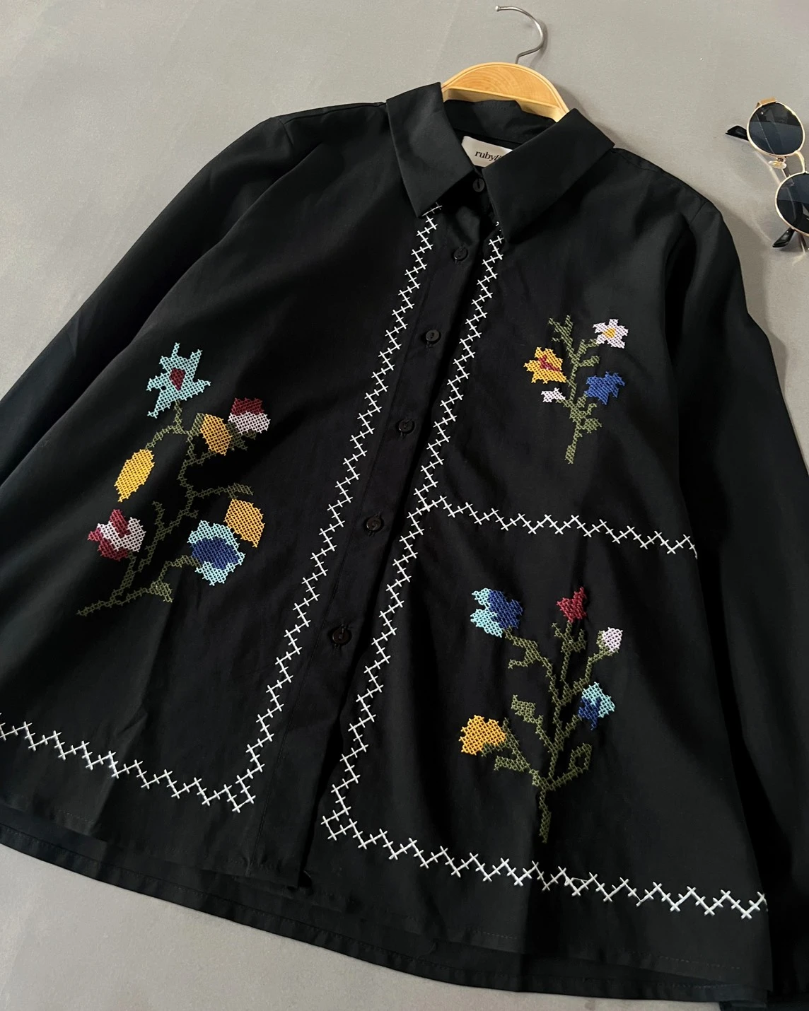 Clyda Shirt Kode 20448 Black