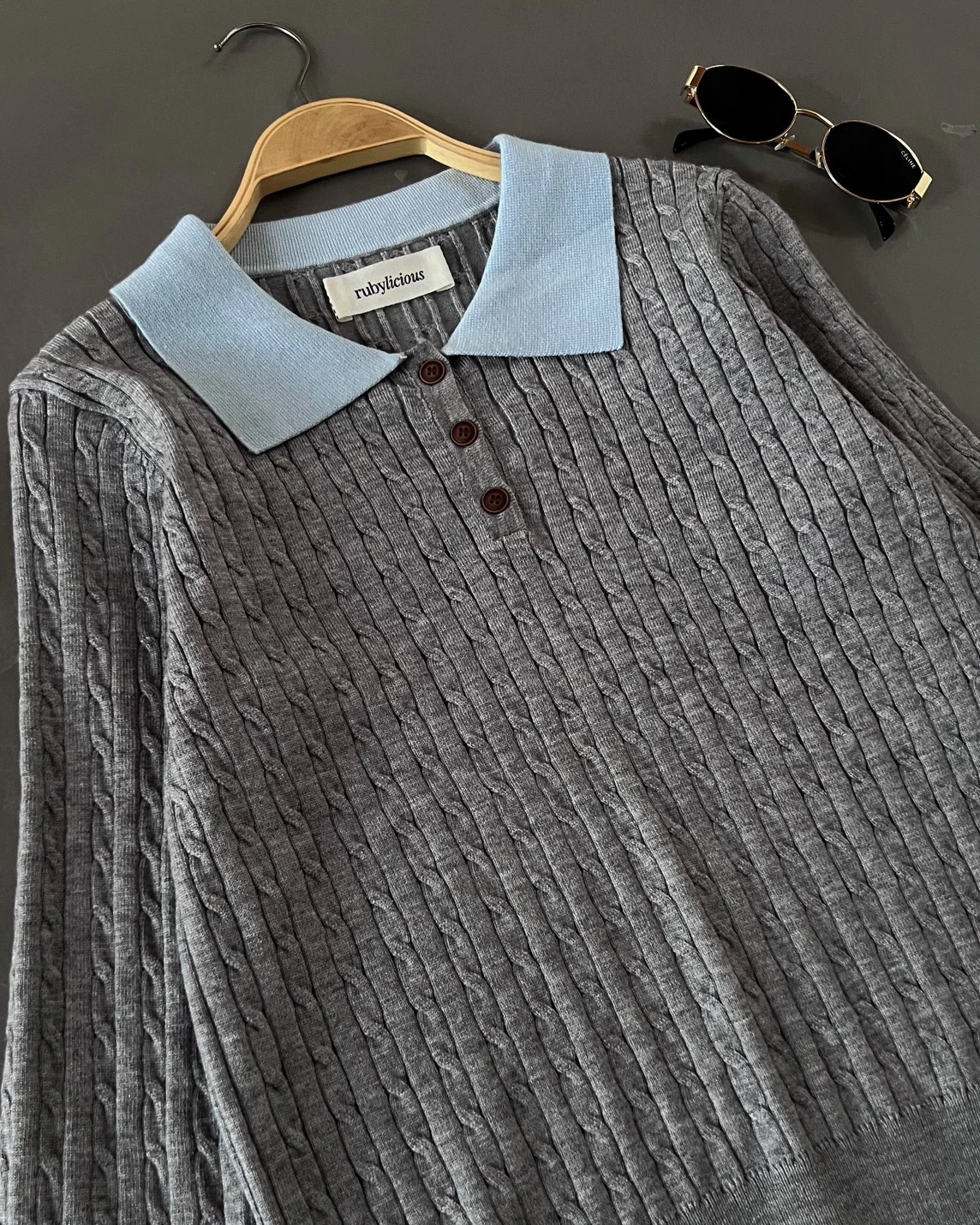 Alternative view of Famira Longsleeve Kode 226P Misty Grey