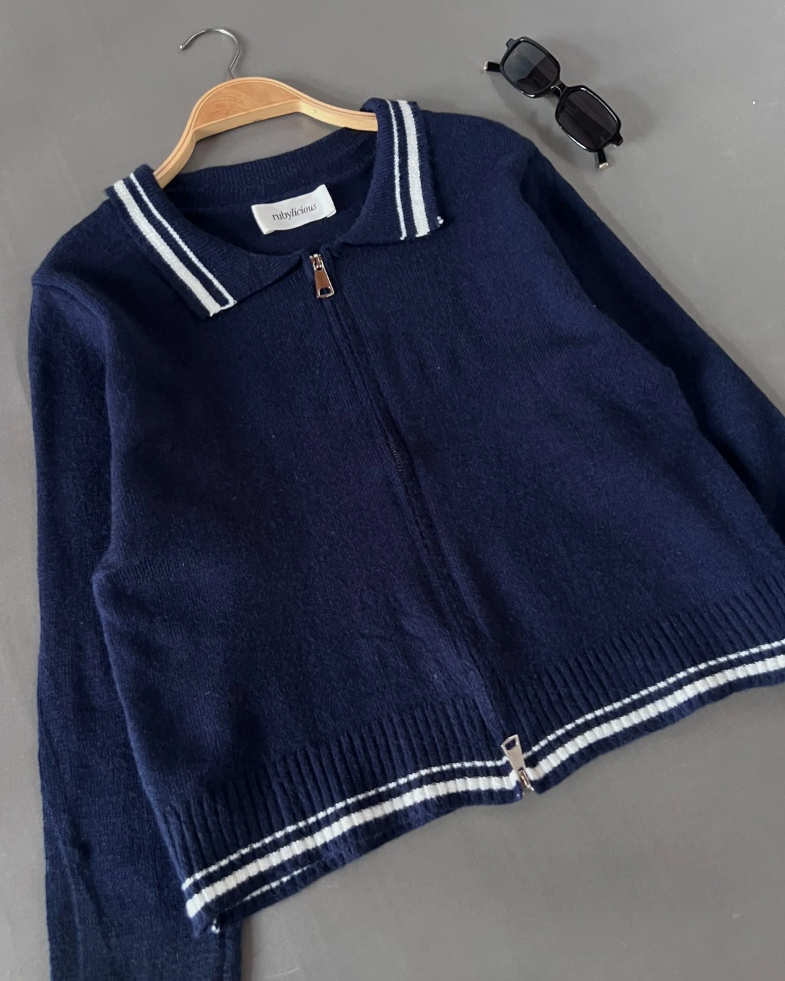 Gayle Knit Jacket Kode 71P Navy