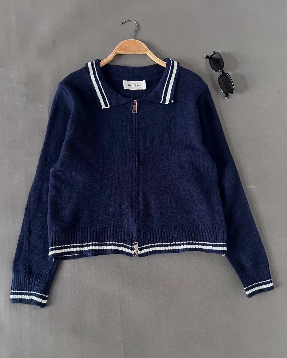 Alternative view of Gayle Knit Jacket Kode 71P Navy